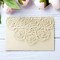 20 Pack Laser Cut Wedding Invitations Card Pocket with Envelope for Birthday Party Baby or Bride Shower Invite suitable for 5 * 7 Inches Insert Paper (Champagne)